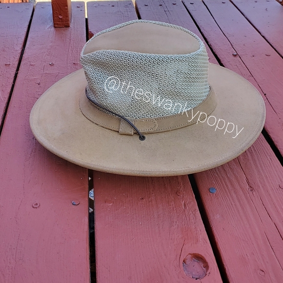 Minnetonka Safari Airflow Hat Boho Tan Size Medium - Picture 2 of 7
